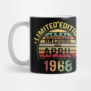 awesome since april  1968 56 Years Old 56th Birthday Mug